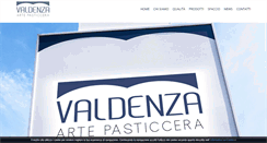 Desktop Screenshot of dolciariavaldenza.it